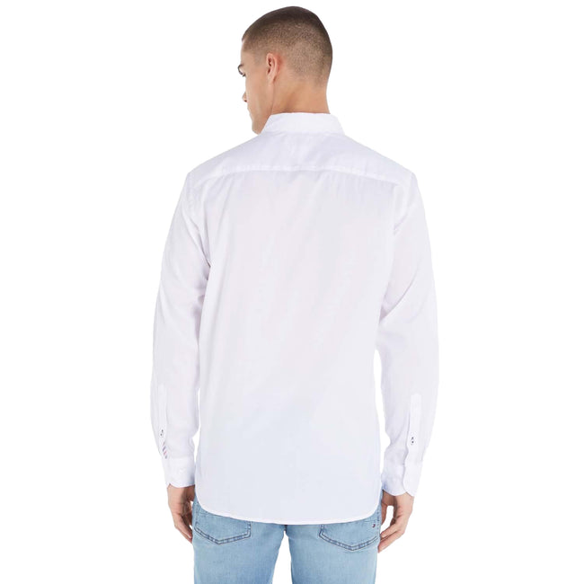 White - Lifestyle - Tommy Hilfiger Mens Core Flex Poplin Shirt
