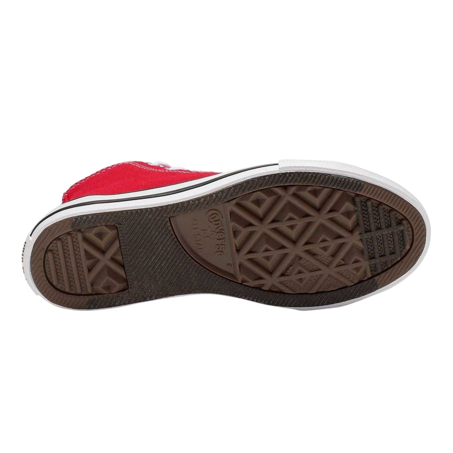 Red - Lifestyle - Converse Childrens-Kids Chuck Canvas High Cut Trainers