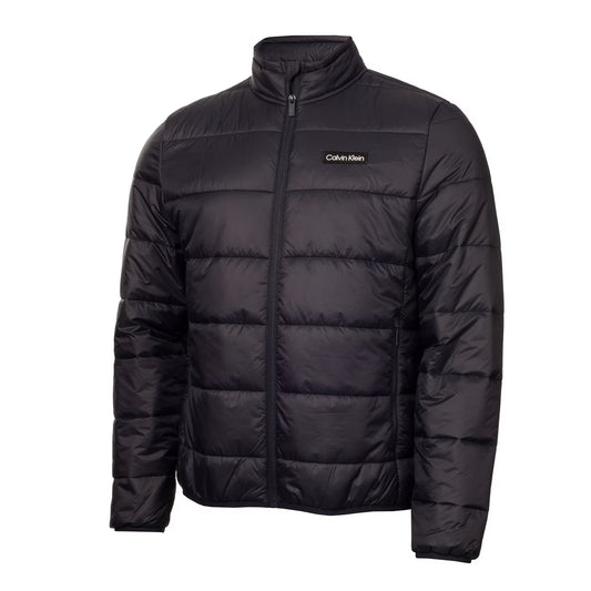 Grey - Front - Calvin Klein Mens Performance Lightweight Puffer Jacket