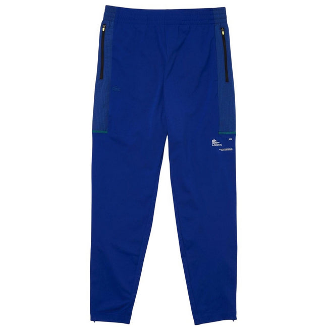 Blue - Front - Lacoste Mens Tapered Leg Sport Tracksuit Bottoms