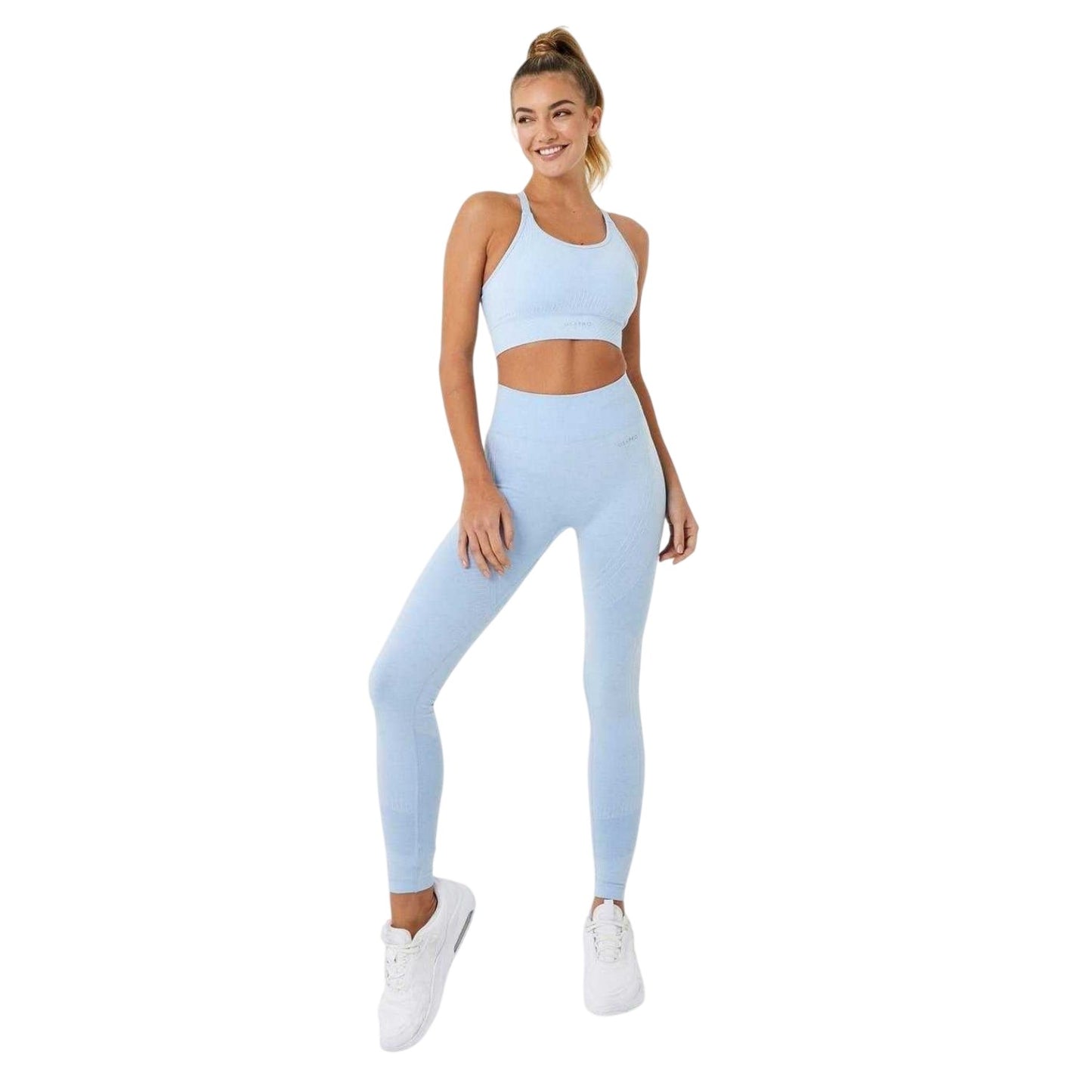 Brunnera Blue - Lifestyle - USA Pro Womens-Ladies Seamless Sports Bra