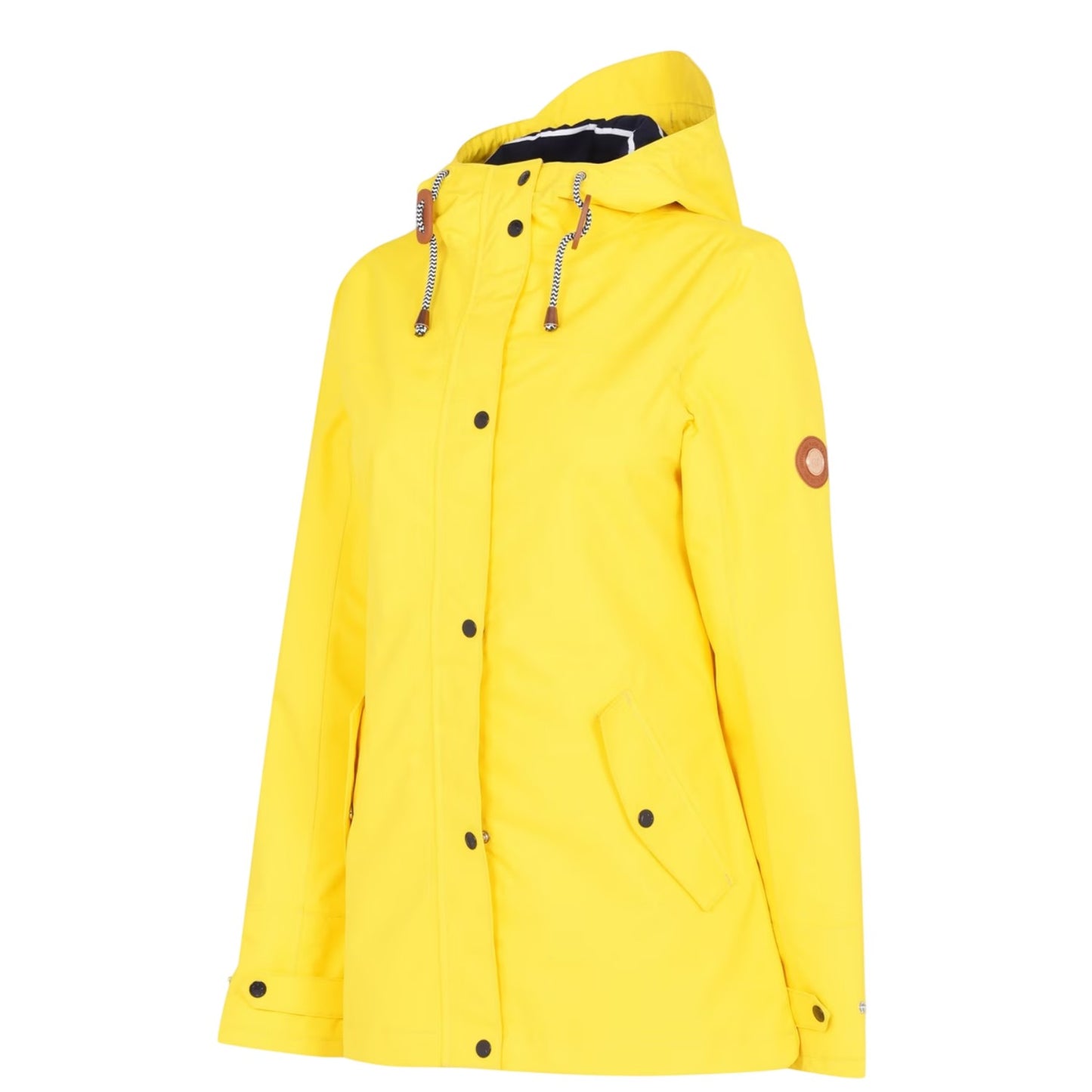 Yellow - Side - Gelert Womens-Ladies Coast Stormlite Hooded Waterproof Jacket