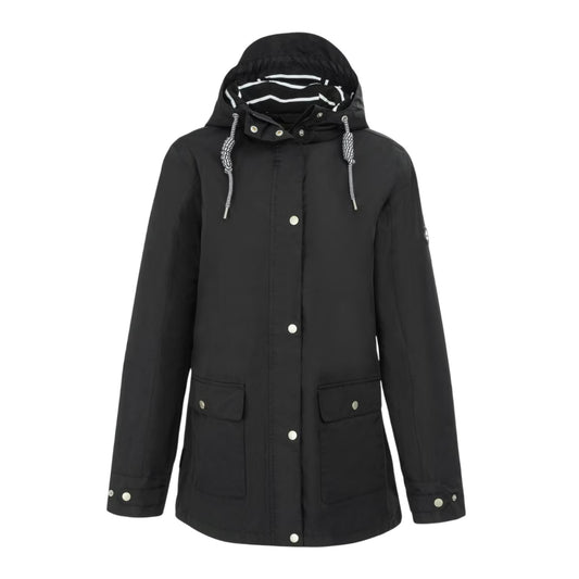 Black - Front - Gelert Womens-Ladies Coast Stormlite Hooded Waterproof Jacket