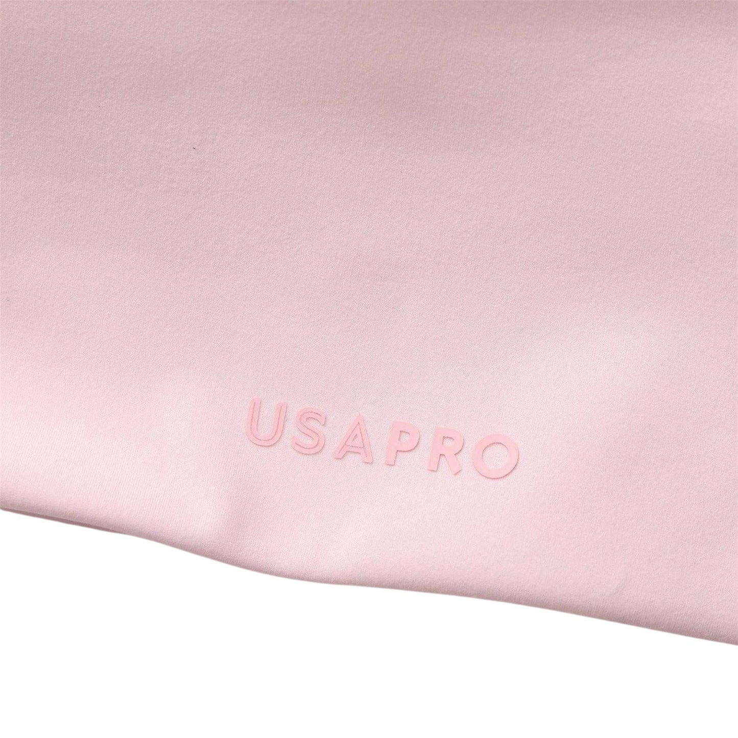Light Pink - Pack Shot - USA Pro Womens-Ladies Pro Layered Sports Bra