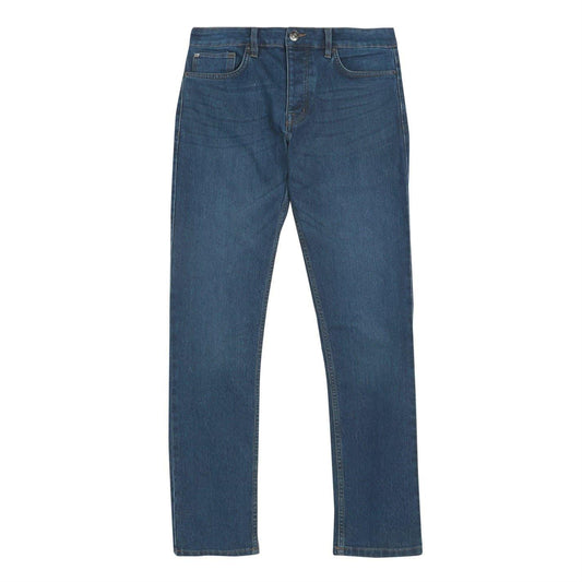 Indigo - Front - Bench Mens Eddie Plain Slim Jeans