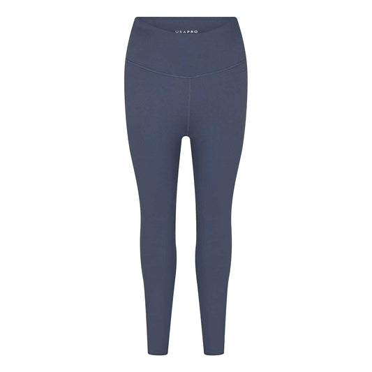 Shark Grey - Front - USA Pro Womens-Ladies Pro 7-8 Leggings