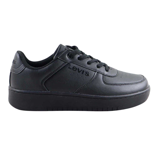 Black - Front - Levis Girls Union Trainers
