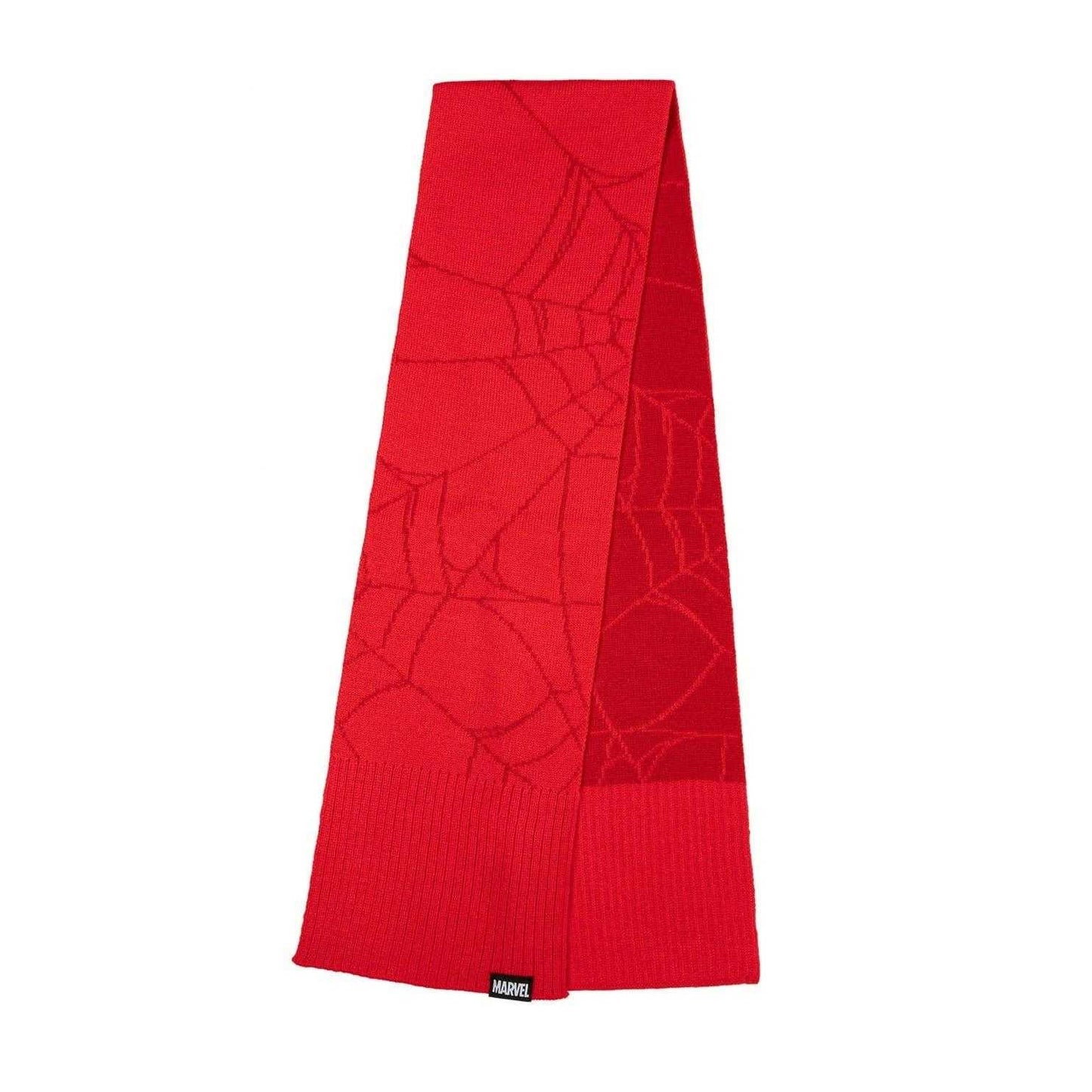 Red - Pack Shot - Spider-Man Childrens-Kids Acrylic Hat Gloves And Scarf Set