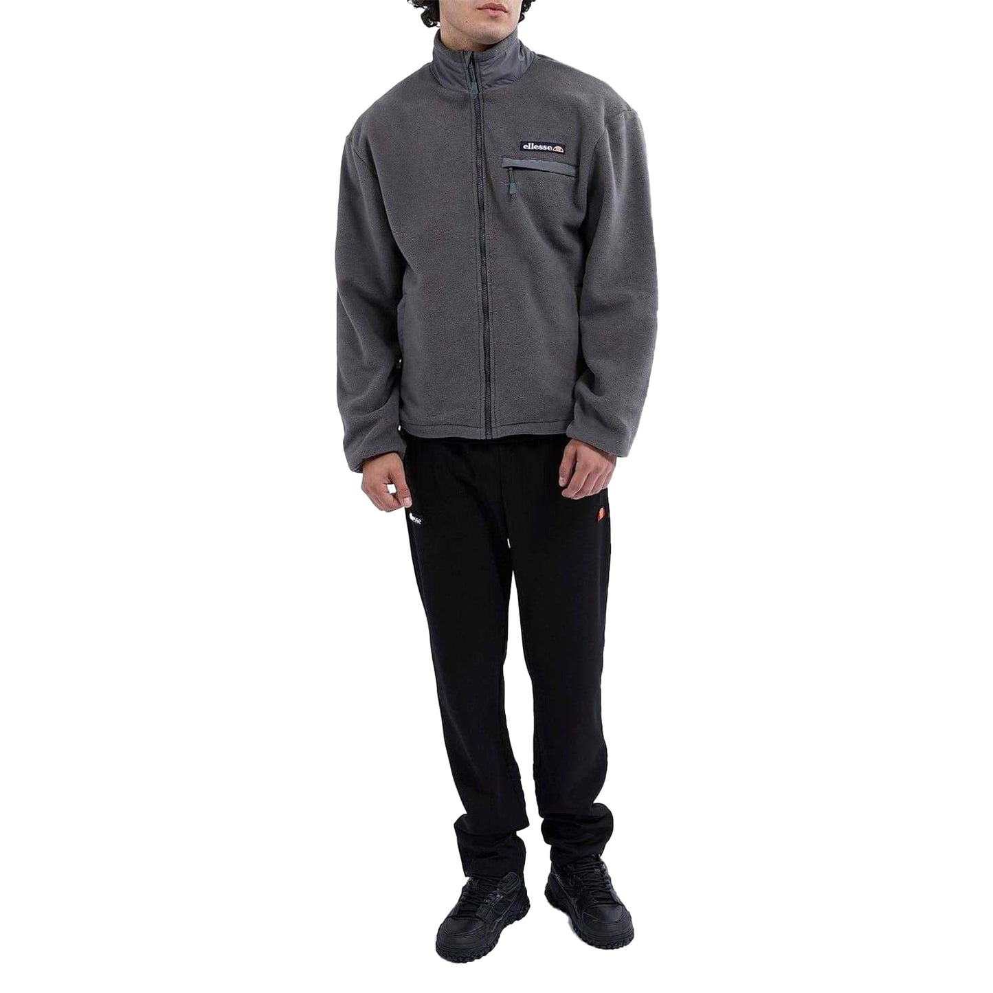 Dark Grey - Lifestyle - Ellesse Mens Maseben Fleece Jacket