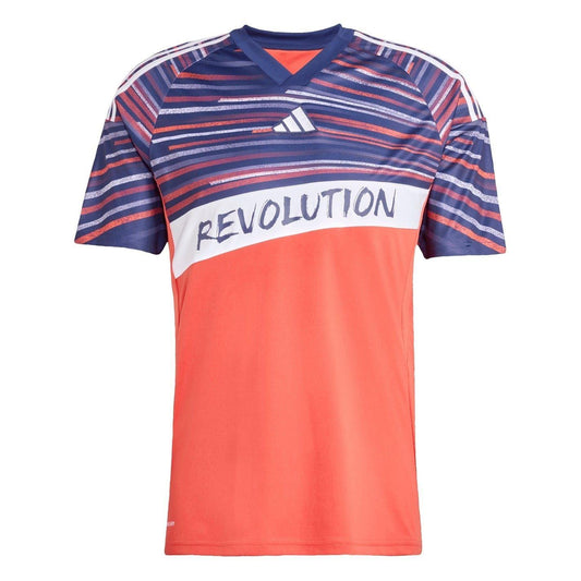 Red-Black - Front - New England Revolution Mens Football Shirt