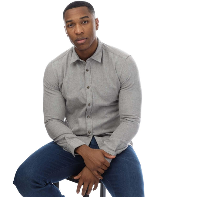 Grey - Lifestyle - Boss Mens S-Roan Shirt