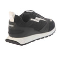 Dark Blue - Back - Hugo Mens Icelin Leather Running Trainers