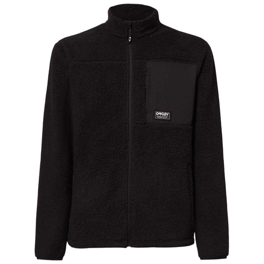 Black - Front - Oakley Mens Sherpa Fleece Jacket