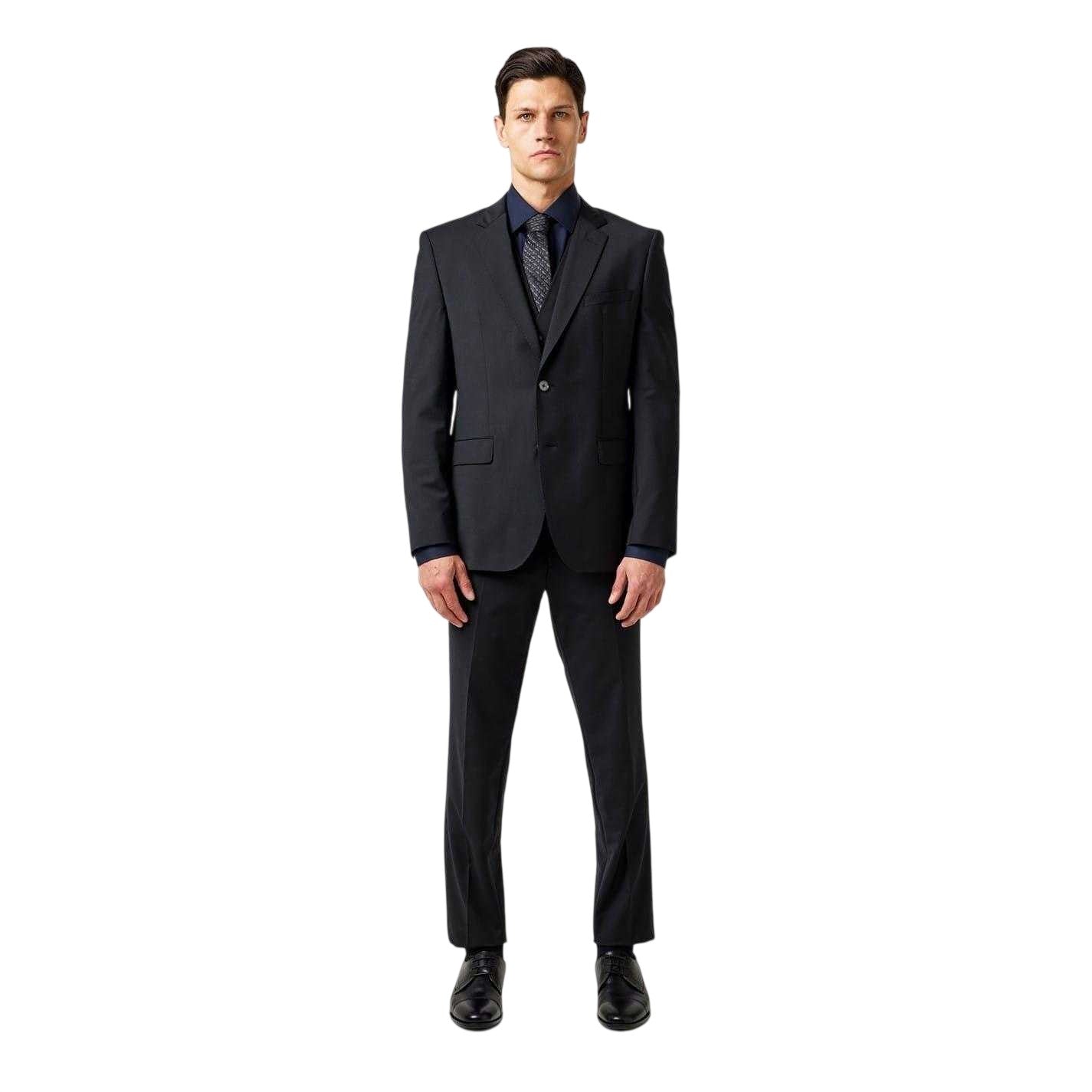 Black - Lifestyle - Boss Mens H Jasper Single-Breasted Suit Jacket