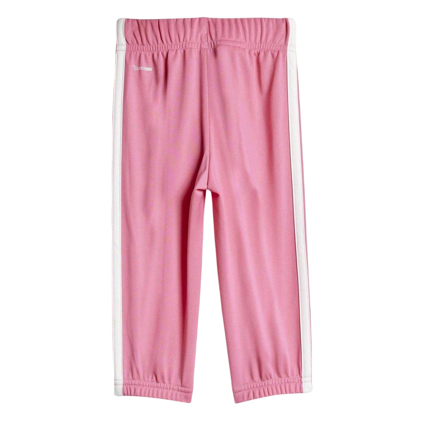 Pink-White - Side - Adidas Baby 3 Stripes Tracksuit Set