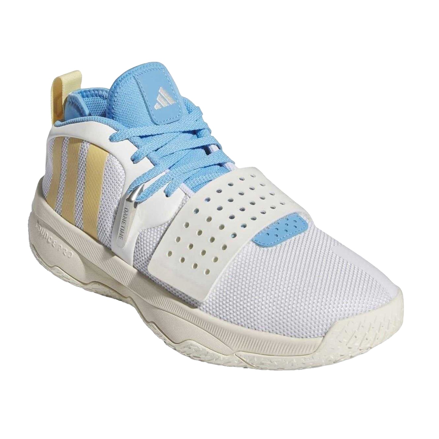 Cloud White-Oat - Pack Shot - Adidas Mens Dame Basketball Shoes