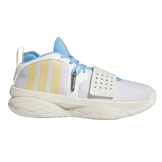 Cloud White-Oat - Front - Adidas Mens Dame Basketball Shoes