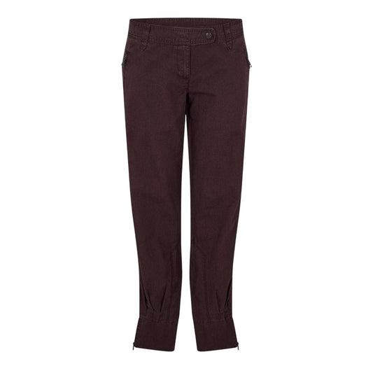 Brown - Front - Puma Womens-Ladies Straight Leg Trousers