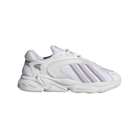 White - Front - Adidas Womens-Ladies Oztral Trainers