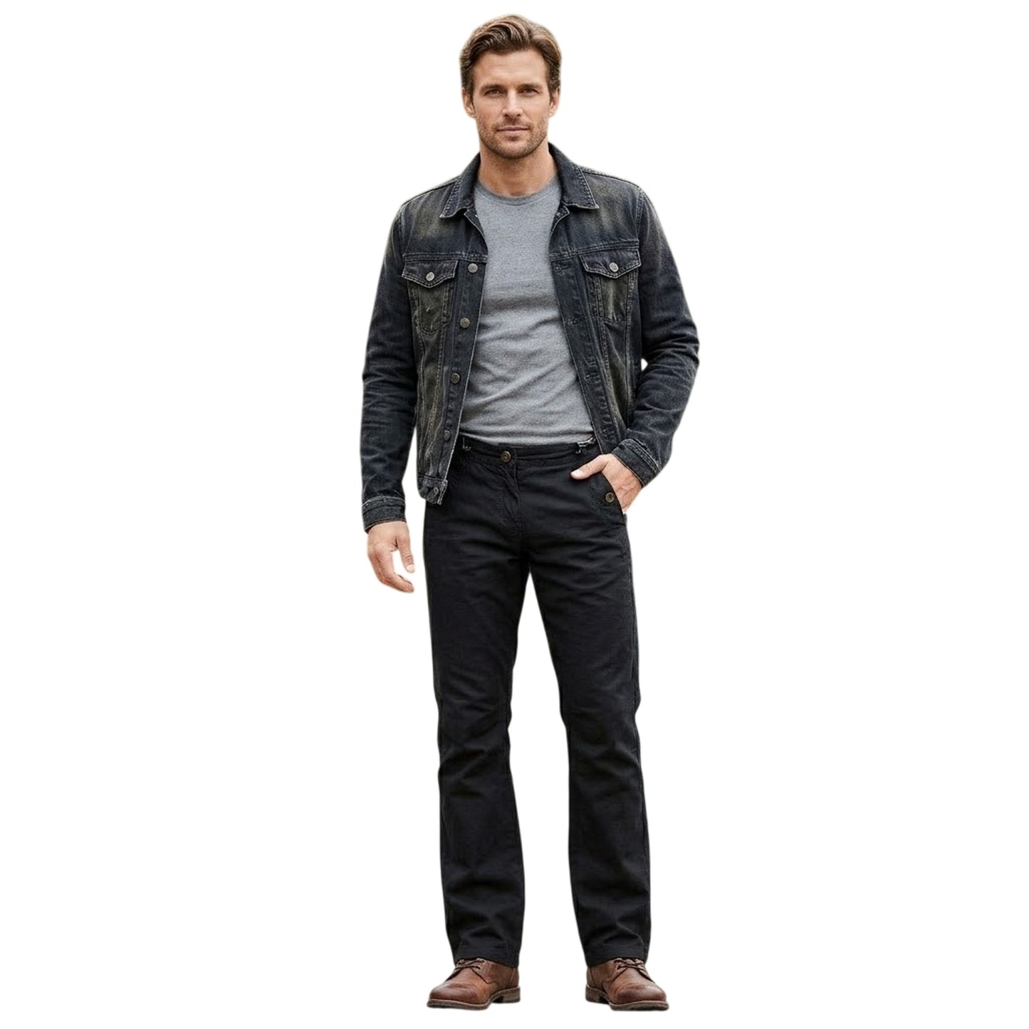 Black - Side - Puma Mens Utility Trousers