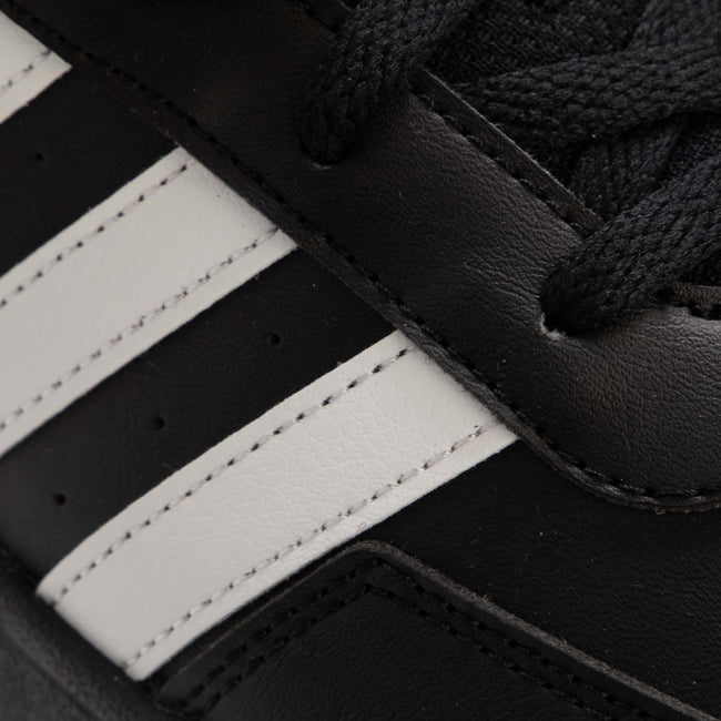 Black - Close up - Adidas Childrens-Kids Breaknet 2.0 Synthetic Leather Trainers