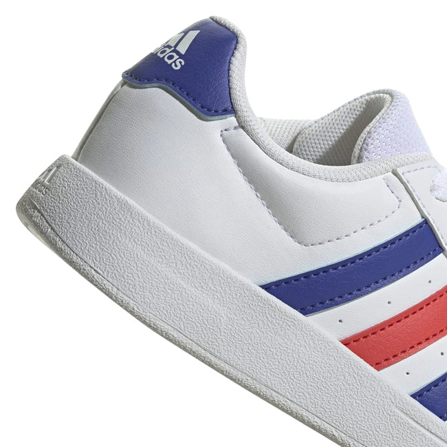 White-Blue-Red - Lifestyle - Adidas Childrens-Kids Breaknet 2.0 Synthetic Leather Trainers