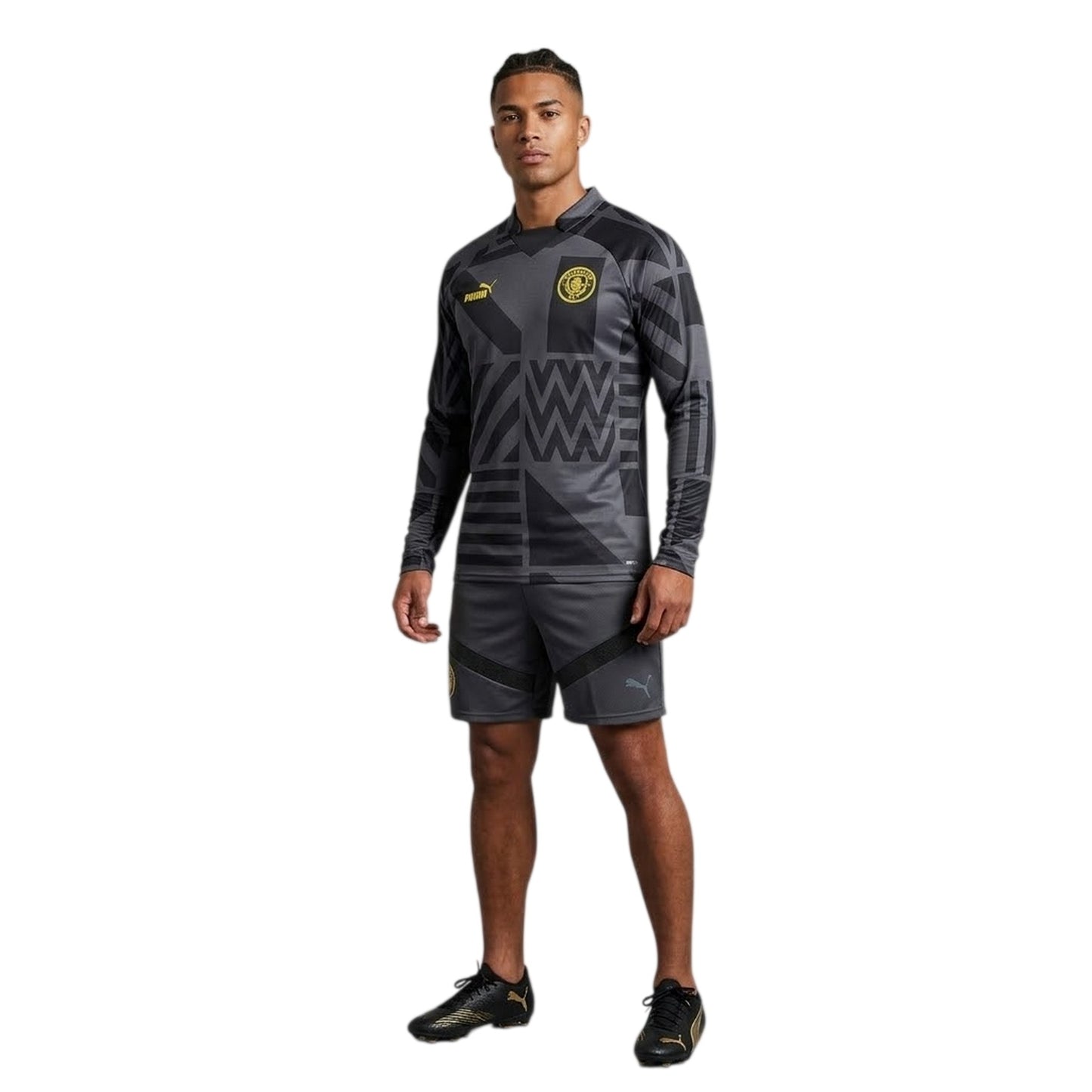 Black-Sun - Side - Manchester City FC Mens Warm Up Drill Top