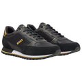 Black - Front - Boss Mens Parkour Leather Running Shoes