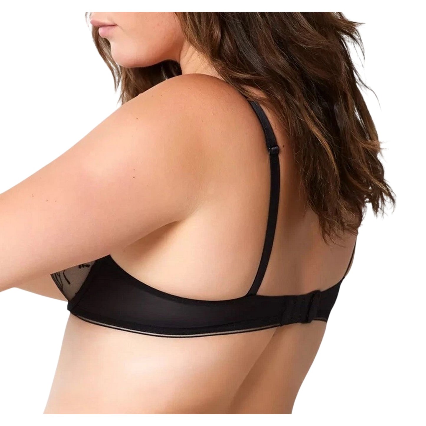 Black - Lifestyle - Maison Womens-Ladies Sin Underwired Bra