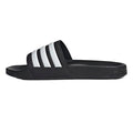 Black-White - Close up - Adidas Unisex Adult Adilette Shower Sliders