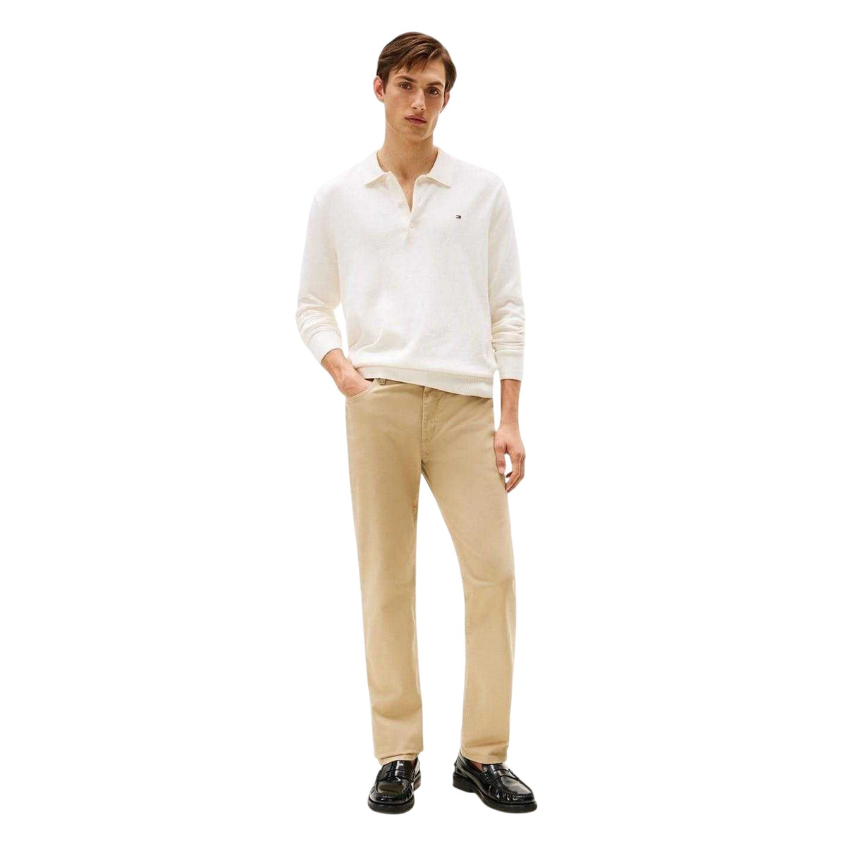 Beige - Lifestyle - Tommy Hilfiger Mens Denton Straight Leg Jeans