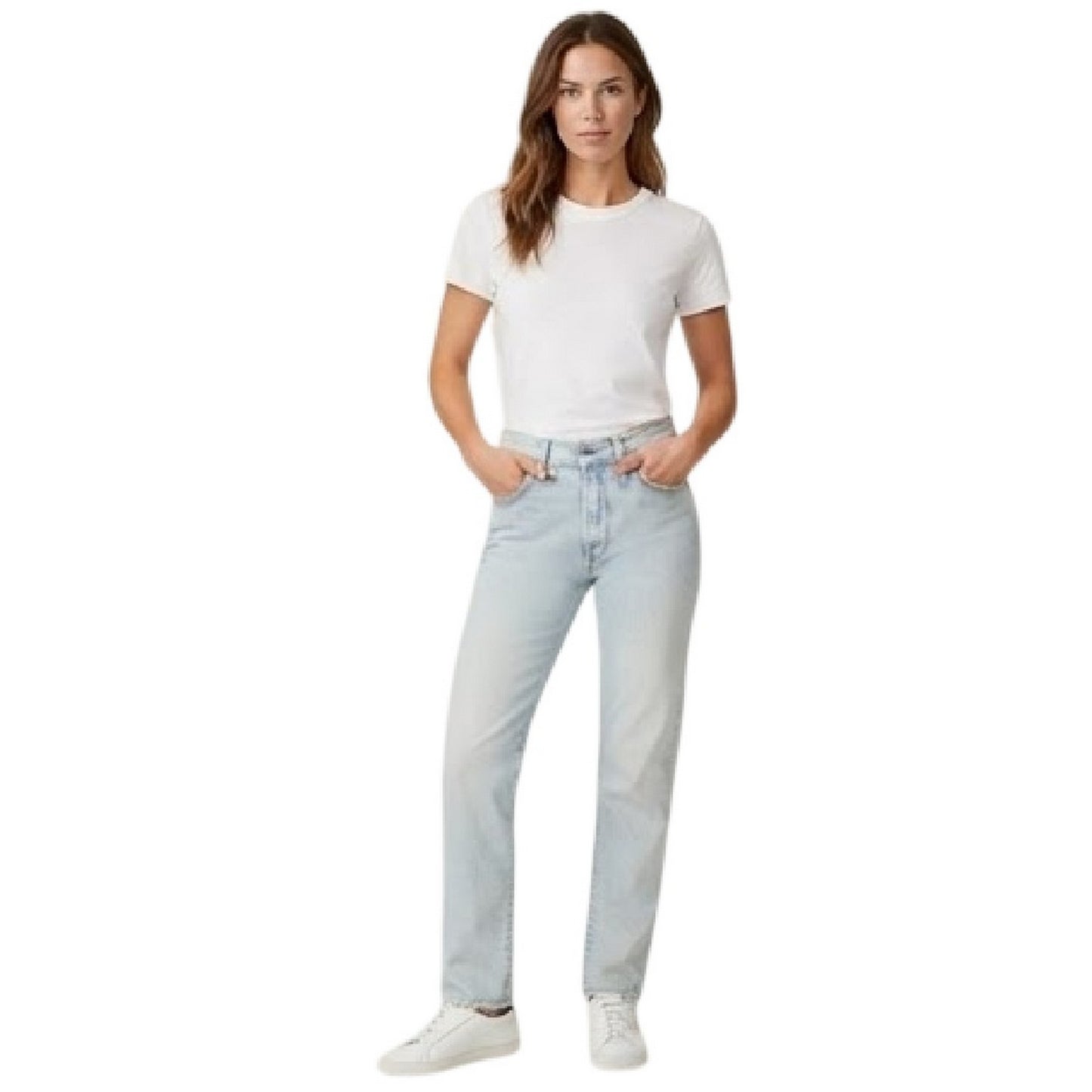 Blue Light Sky - Lifestyle - Levis Womens-Ladies 511 Cotton Slim Jeans