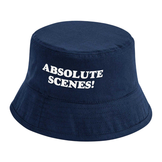 Blue - Front - Sport Direct Absolute Scenes! Bucket Hat