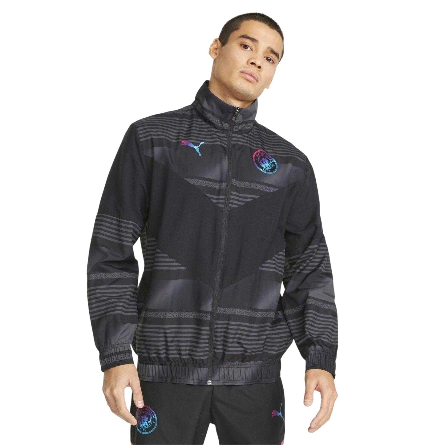 Puma Black - Lifestyle - Puma Mens Manchester City FC Anorak