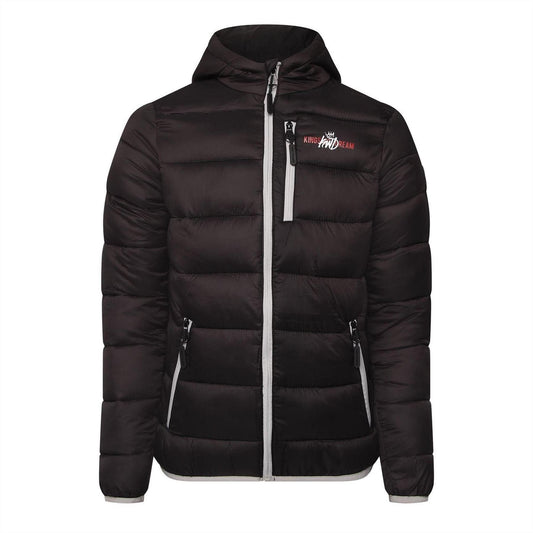 Black - Front - Kings Will Dream Mens Barcana Polyester Puffer Jacket