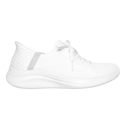 White - Front - Skechers Womens-Ladies Ultra Flex 3.0 - Brilliant Trainers