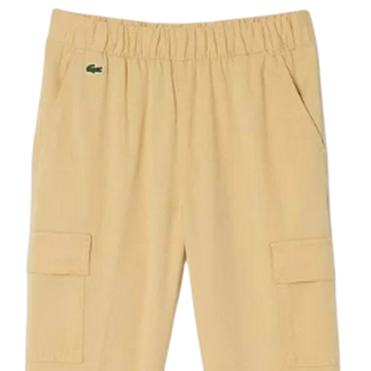 Natural - Lifestyle - Lacoste Womens-Ladies Gabardine Cargo Trousers