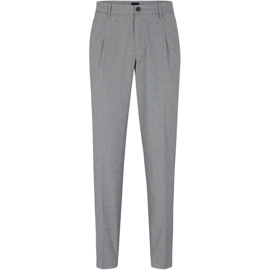 Dark Blue - Front - Boss Mens Kaito1 Slim Trousers