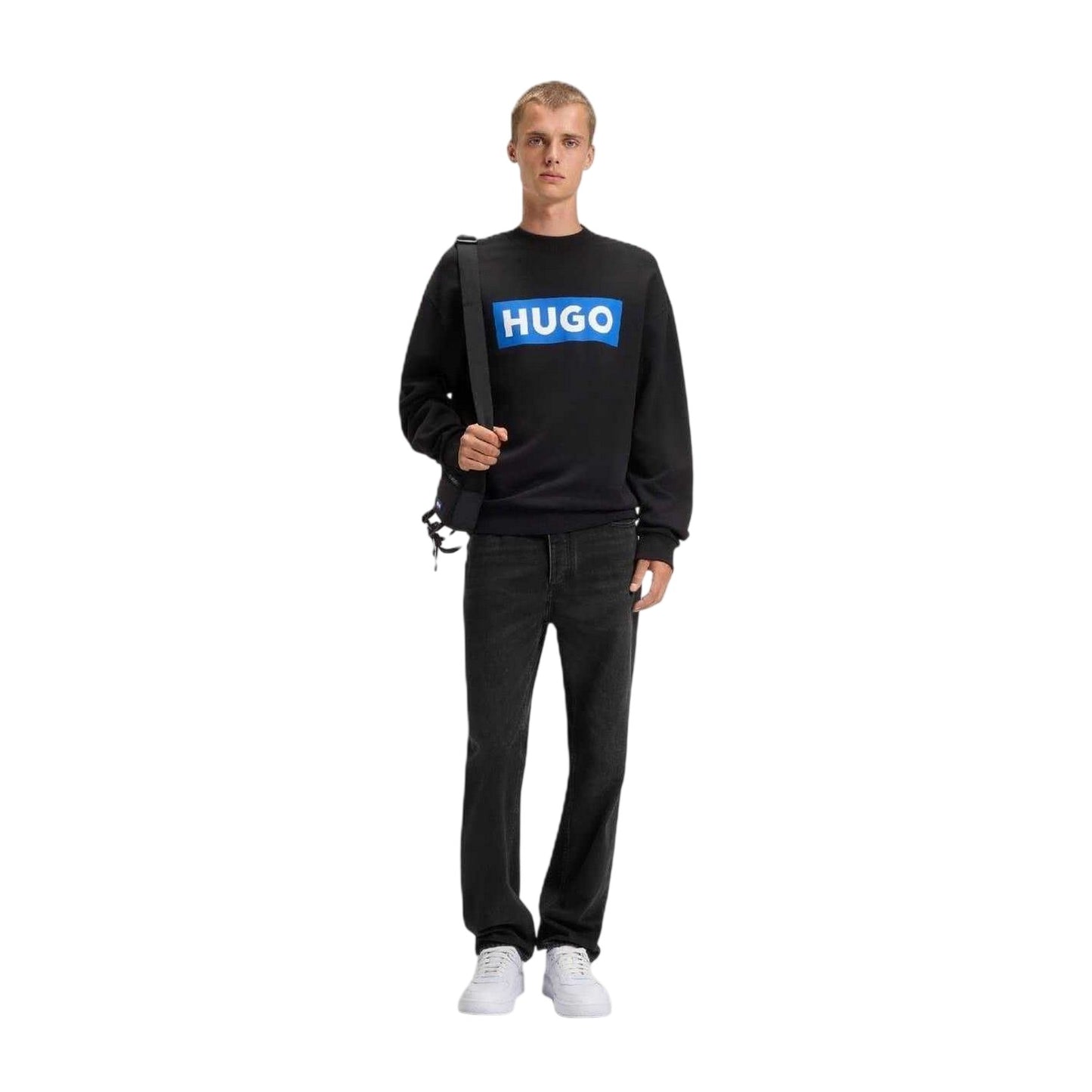 Dark Grey - Lifestyle - Hugo Mens Jonah 5 Pockets Slim Jeans