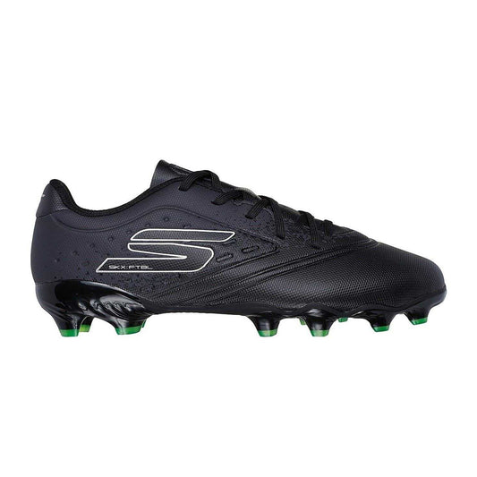Black - Front - Skechers Childrens-Kids Firm Ground Football Boots