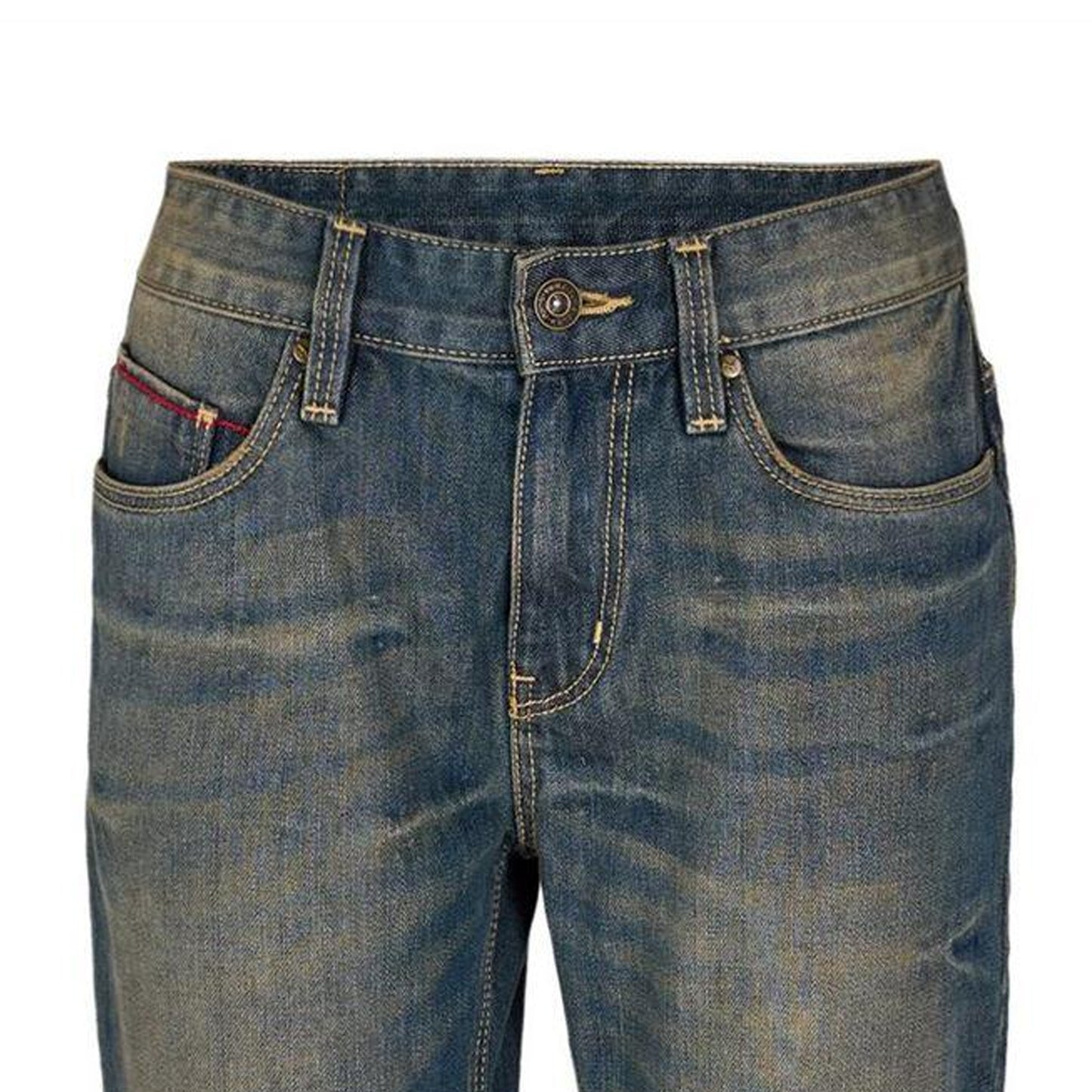 Grey - Side - Puma Mens Denim Plain Slim Jeans