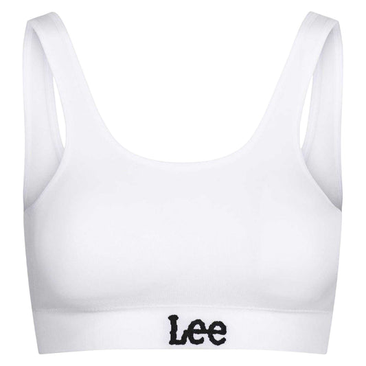White - Front - Lee Womens-Ladies Katie Seamless Bra