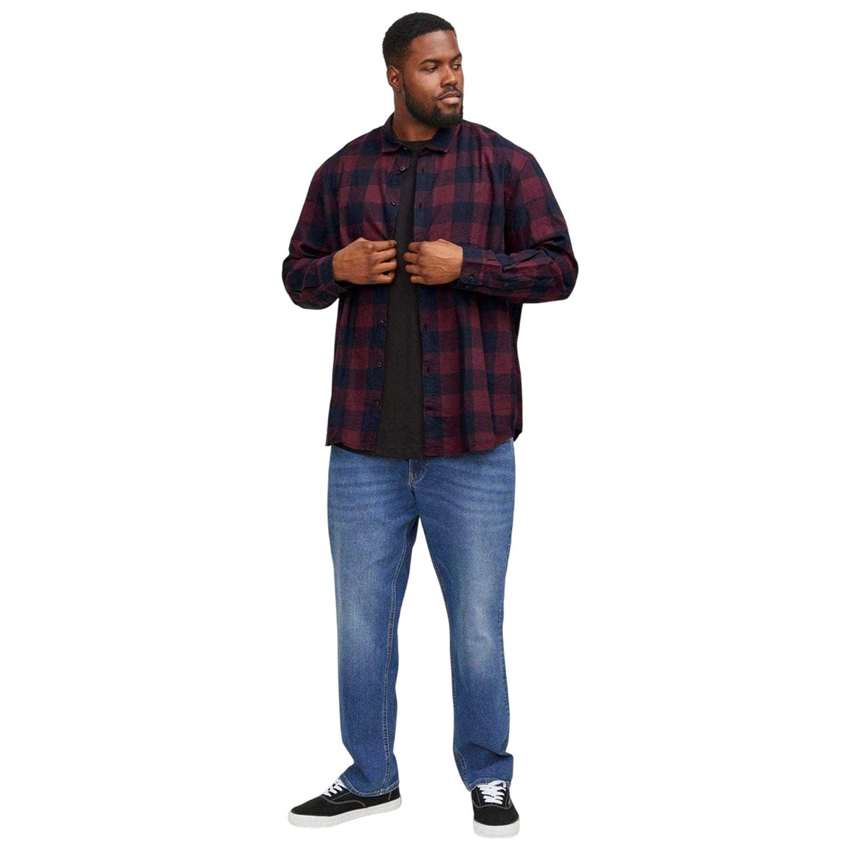 Port Royale - Pack Shot - Jack And Jones Mens Gingham Twill Shirt