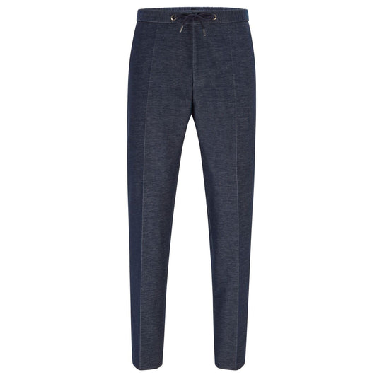 Dark Blue - Front - Boss Mens H-Genius Trousers