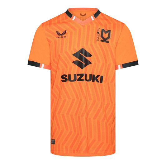 Tangelo - Front - Castore Mens MK Dons Short-Sleeved Goalkeeper Jersey