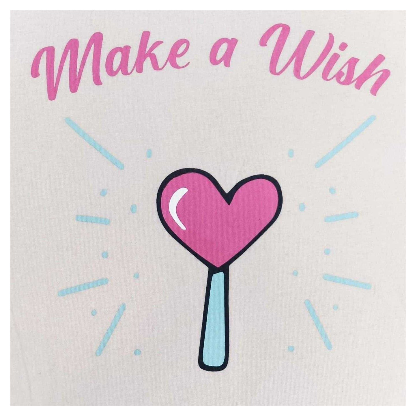 White-Pink - Lifestyle - Star Childrens-Kids Make A Wish Pyjama Set