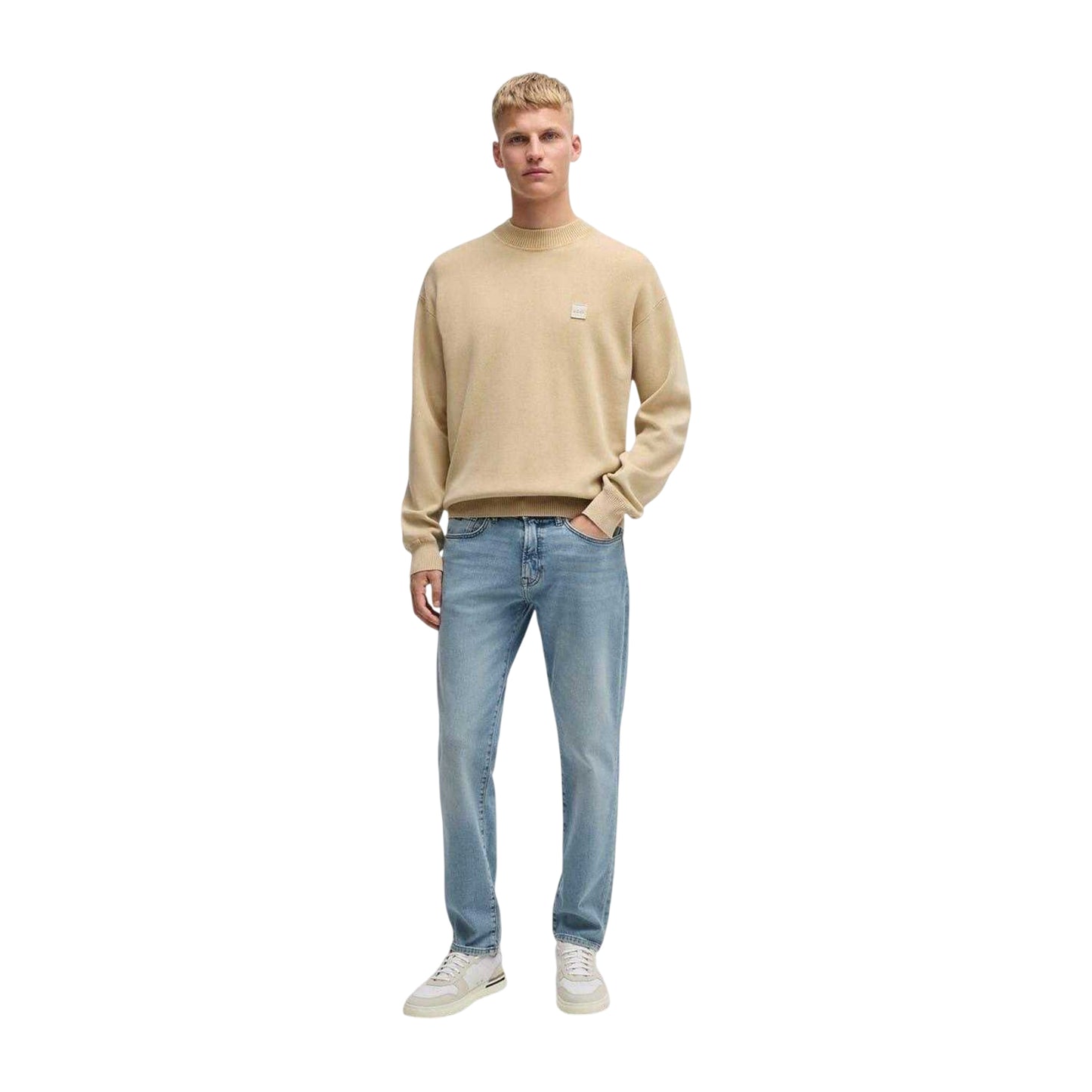 Bright Blue - Lifestyle - Boss Mens 5 Pockets Regular Jeans