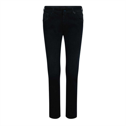 Blue - Front - Replay Womens-Ladies Faaby Cotton Slim Jeans