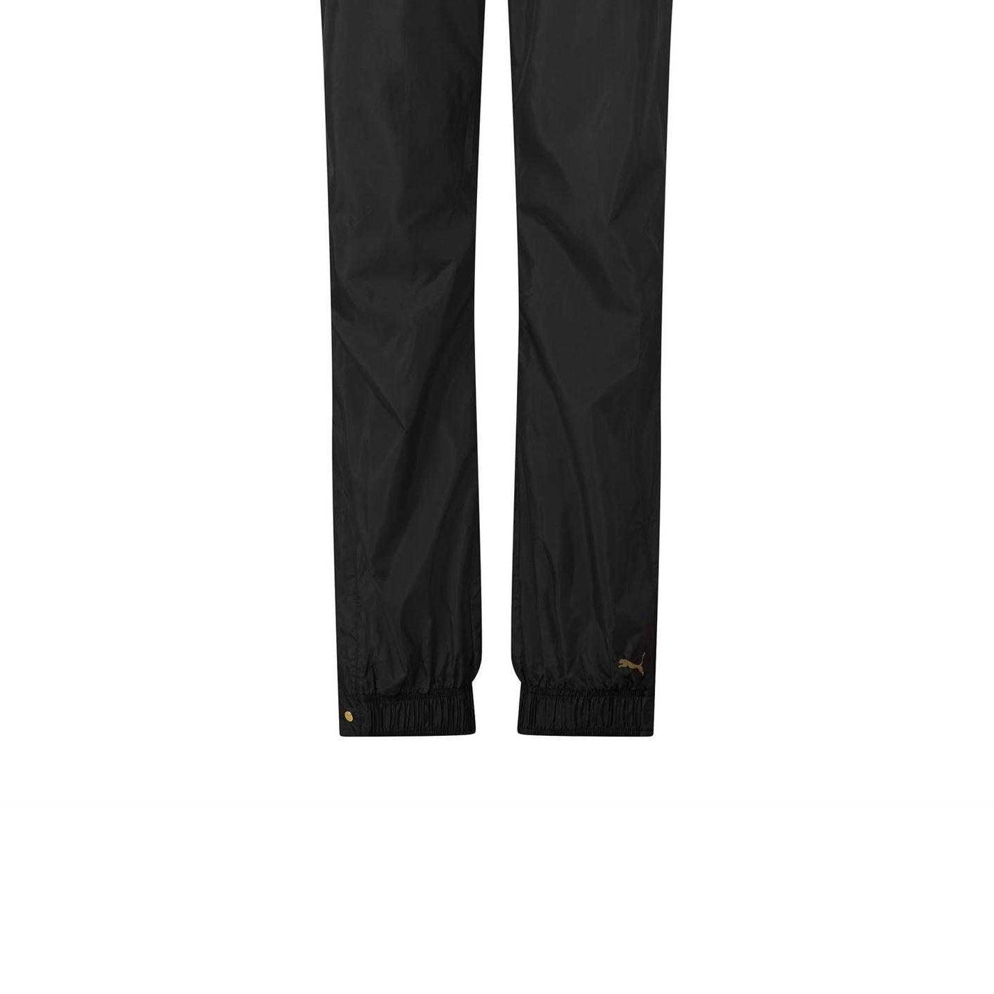 Black - Side - Puma Womens-Ladies Woven Tracksuit Bottoms