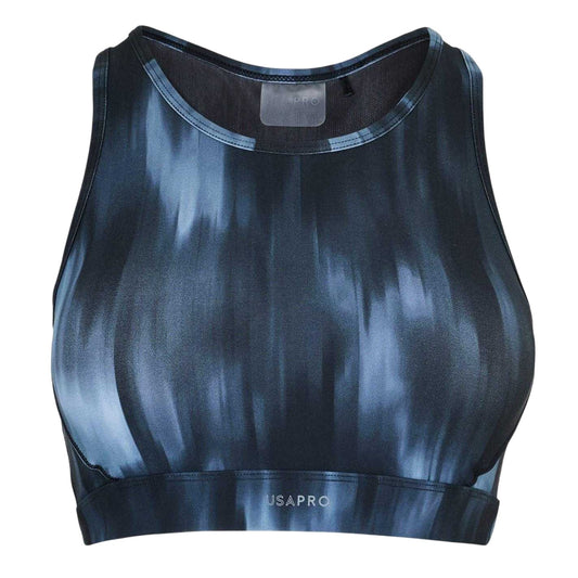 Blue - Front - USA Pro Womens-Ladies Core Sports Bra